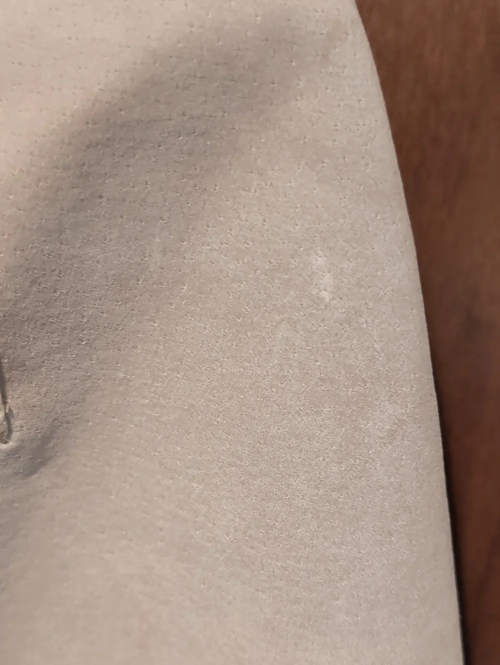 bebe Light Beige Straight Leg Leather Pants